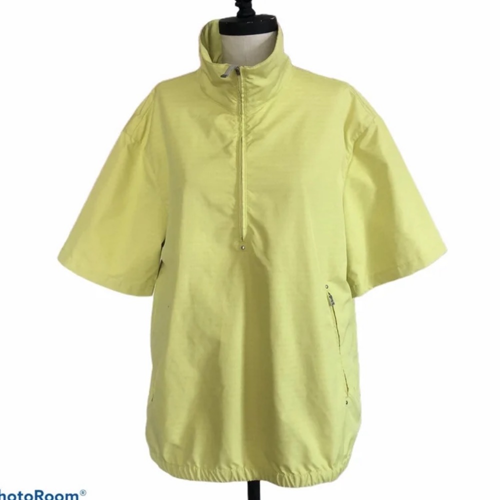 Hugo Boss jacket neon yellow wind breaker L